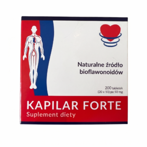Naturalny Antyoksydant Kapilar Forte - 200 tabletek Bioflawonoidy