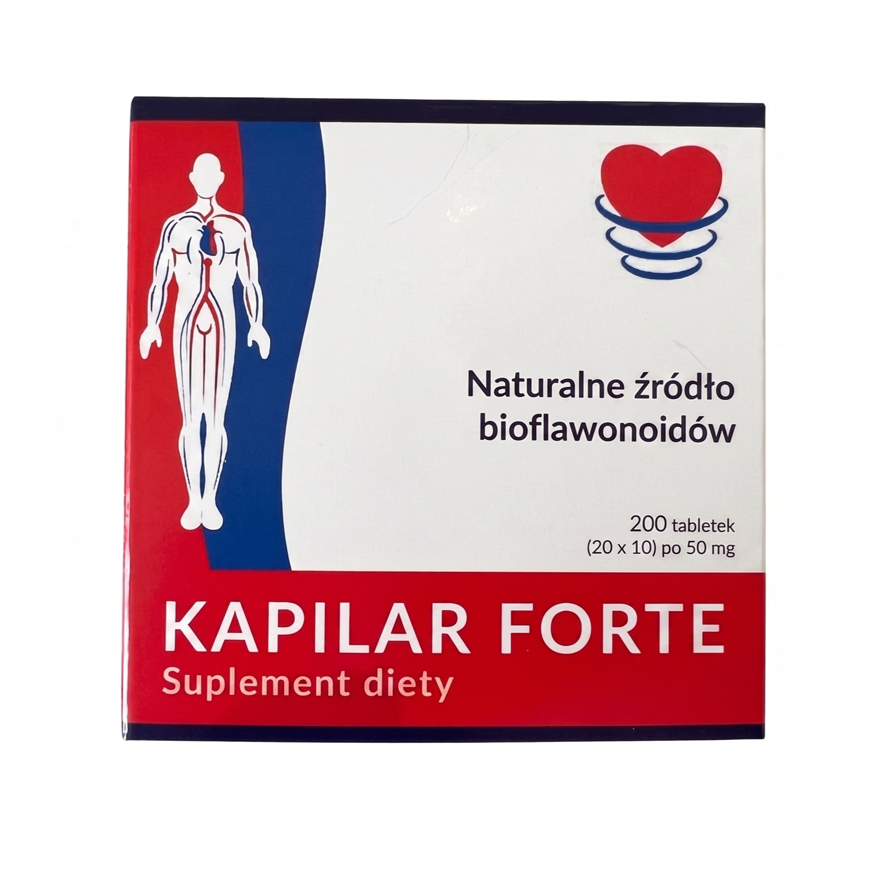 Naturalny Antyoksydant Kapilar Forte - 200 tabletek Bioflawonoidy