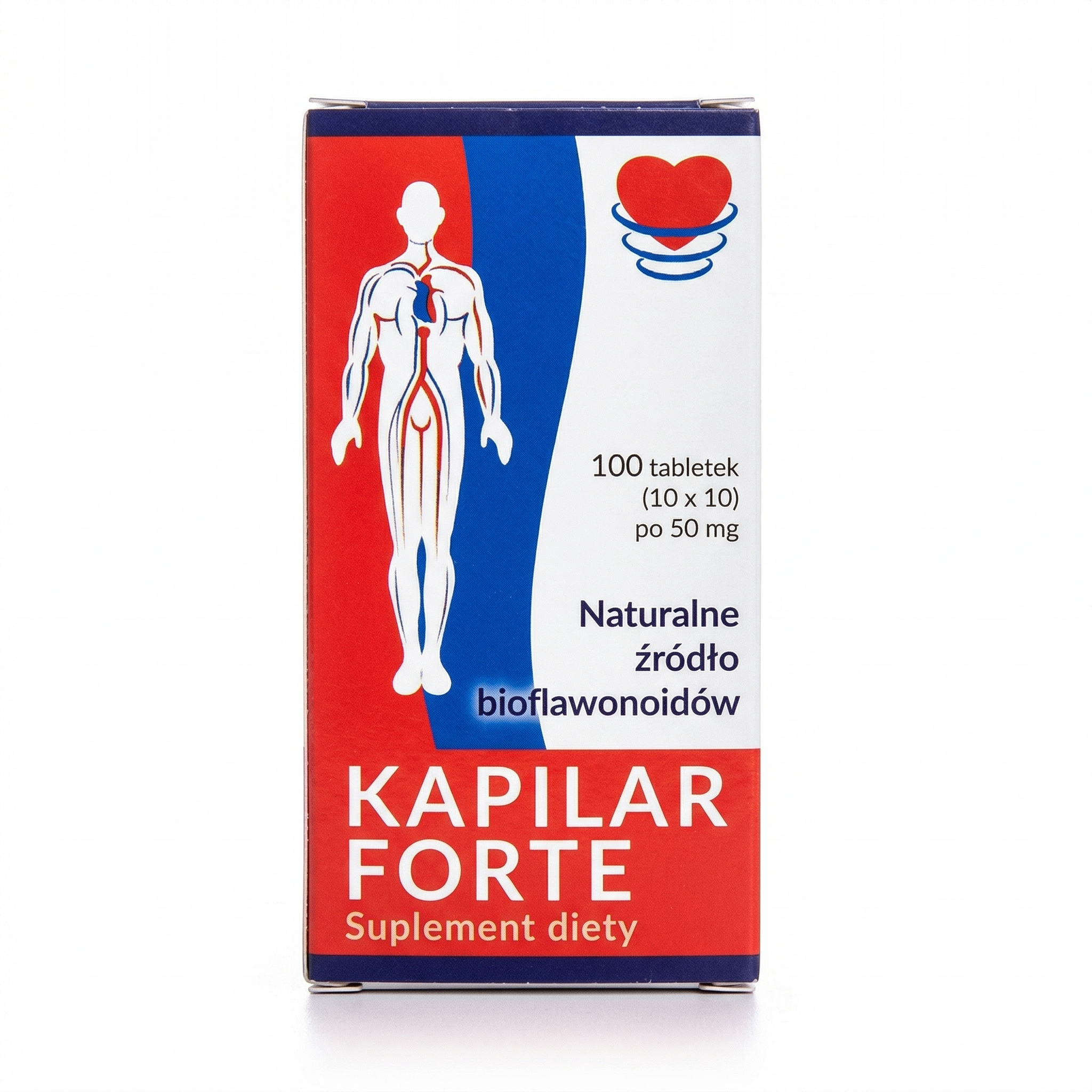 Naturalny Antyoksydant Kapilar Forte - 100 tabletek Bioflawonoidy