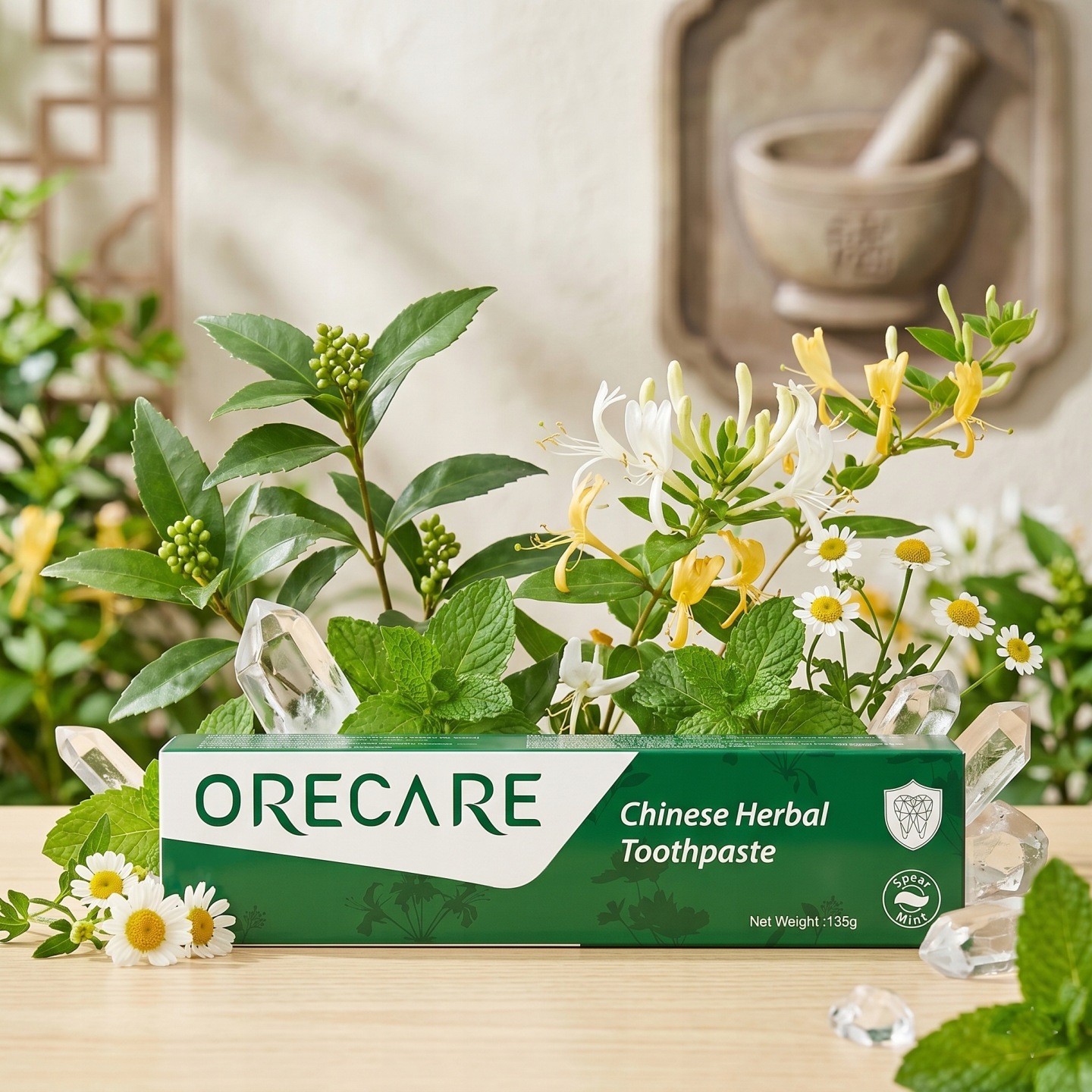 Orecare ziołowa pasta do zębów 135g.Tiens